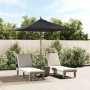 Sombrilla de jardín con poste de madera negro 198x198x231 cm de vidaXL, Sombrillas - Ref: Foro24-363189, Precio: 45,62 €, Des...