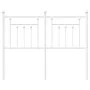 Kopfteil aus weißem Metall, 120 cm von vidaXL, Kopf- und Fußteile - Ref: Foro24-353617, Preis: 37,30 €, Rabatt: %