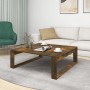 Mesa de centro madera de ingeniería roble ahumado 100x100x35 cm en Mesas de centro | Comprar online en Foru.es