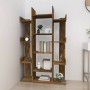 Estantería de madera contrachapada roble ahumado 86x25,5x140 cm en Librerías y estanterías | Comprar online en Foru.es