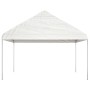 Cenador con techo polietileno blanco 4,08x2,23x3,22 m de vidaXL, Carpas y cenadores - Ref: Foro24-362637, Precio: 134,64 €, D...