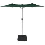 Sombrilla doble verde 316x240 cm de vidaXL, Sombrillas - Ref: Foro24-362962, Precio: 141,00 €, Descuento: %