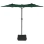 Sombrilla doble verde 316x240 cm de vidaXL, Sombrillas - Ref: Foro24-362962, Precio: 138,39 €, Descuento: %
