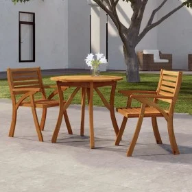 Mesa de jardín madera maciza de acacia Ø85 cm de vidaXL, Mesas de jardín - Ref: Foro24-363302, Precio: 150,11 €, Descuento: %