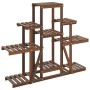 Soporte para flores madera maciza abeto 110x25x96 cm de vidaXL, Soportes para macetas - Ref: Foro24-362849, Precio: 46,74 €, ...