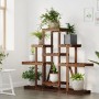 Soporte para flores madera maciza abeto 110x25x96 cm de vidaXL, Soportes para macetas - Ref: Foro24-362849, Precio: 46,74 €, ...