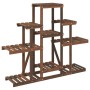 Soporte para flores madera maciza abeto 110x25x96 cm de vidaXL, Soportes para macetas - Ref: Foro24-362849, Precio: 46,74 €, ...