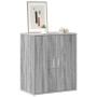 Zapatero de madera contrachapada gris Sonoma 60x35x70 cm en Zapateros y organizadores de calzado | Comprar online en Foru.es