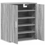 Zapatero de madera contrachapada gris Sonoma 60x35x70 cm en Zapateros y organizadores de calzado | Comprar online en Foru.es
