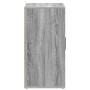 Zapatero de madera contrachapada gris Sonoma 60x35x70 cm en Zapateros y organizadores de calzado | Comprar online en Foru.es