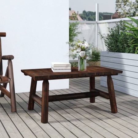 Mesa de centro de madera maciza de abeto 90x50x41 cm de vidaXL, Sofás modulares de exterior - Ref: Foro24-363354, Precio: 69,...