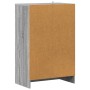 Zapatero de madera contrachapada gris Sonoma 60x35x92 cm en Zapateros y organizadores de calzado | Comprar online en Foru.es