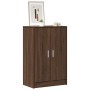 Mueble zapatero madera contrachapada roble marrón 60x35x92 cm en Zapateros y organizadores de calzado | Comprar online en Foru.e
