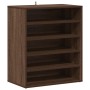 Mueble zapatero madera contrachapada roble marrón 60x35x70 cm en Zapateros y organizadores de calzado | Comprar online en Foru.e