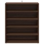 Mueble zapatero madera contrachapada roble marrón 60x35x70 cm en Zapateros y organizadores de calzado | Comprar online en Foru.e