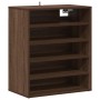 Mueble zapatero madera contrachapada roble marrón 60x35x70 cm en Zapateros y organizadores de calzado | Comprar online en Foru.e