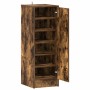 Mueble zapatero madera contrachapada roble ahumado 32x35x92 cm en Zapateros y organizadores de calzado | Comprar online en Foru.