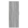 Zapatero de madera contrachapada gris Sonoma 32x35x92 cm en Zapateros y organizadores de calzado | Comprar online en Foru.es