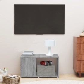 Mueble de TV madera contrachapada gris Sonoma 60x24x32 cm en Librerías y estanterías | Comprar online en Foru.es