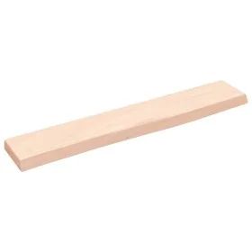 Untreated solid oak wood wall shelf 60x10x2 cm by vidaXL, Shelves and shelves - Ref: Foro24-363518, Price: 16,61 €, Discount: %