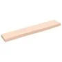 Untreated solid oak wood wall shelf 60x10x2 cm by vidaXL, Shelves and shelves - Ref: Foro24-363518, Price: 16,61 €, Discount: %