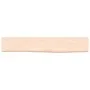 Untreated solid oak wood wall shelf 60x10x2 cm by vidaXL, Shelves and shelves - Ref: Foro24-363518, Price: 16,61 €, Discount: %