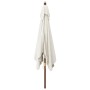 Sombrilla de jardín poste de madera color arena 300x300x273 cm de vidaXL, Sombrillas - Ref: Foro24-363191, Precio: 82,69 €, D...
