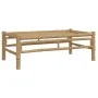 Mesa de centro de jardín bambú 100x55x33 cm de vidaXL, Sofás modulares de exterior - Ref: Foro24-363456, Precio: 94,32 €, Des...