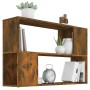 Estantería madera contrachapada color roble ahumado 100x24x63cm en Librerías y estanterías | Comprar online en Foru.es