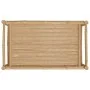 Mesa de centro de jardín bambú 100x55x33 cm de vidaXL, Sofás modulares de exterior - Ref: Foro24-363456, Precio: 94,32 €, Des...
