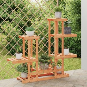 Soporte para flores madera maciza de abeto 95x25x96 cm de vidaXL, Soportes para macetas - Ref: Foro24-362862, Precio: 41,89 €...