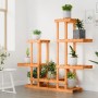 Soporte para flores madera maciza de abeto 95x25x96 cm de vidaXL, Soportes para macetas - Ref: Foro24-362862, Precio: 41,89 €...