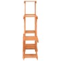 Soporte para flores madera maciza de abeto 95x25x96 cm de vidaXL, Soportes para macetas - Ref: Foro24-362862, Precio: 41,89 €...