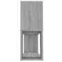 Estantería de madera contrachapada gris Sonoma 100x24x63 cm en Librerías y estanterías | Comprar online en Foru.es
