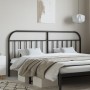 Cabecero de metal negro 200 cm de vidaXL, Cabeceros y pies de cama - Ref: Foro24-353673, Precio: 37,44 €, Descuento: %
