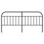 Cabecero de metal negro 200 cm de vidaXL, Cabeceros y pies de cama - Ref: Foro24-353673, Precio: 37,44 €, Descuento: %