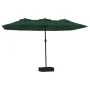 Sombrilla doble verde 449x245 cm de vidaXL, Sombrillas - Ref: Foro24-362946, Precio: 165,61 €, Descuento: %