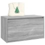 Banco pasillo madera de ingeniería gris Sonoma 80x40x45 cm en Bancos para recibidores y almacenamiento | Comprar online en Foru.