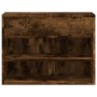 Banco zapatero madera contrachapada roble ahumado 60x30x45 cm en Zapateros y organizadores de calzado | Comprar online en Foru.e