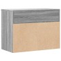 Banco zapatero madera contrachapada gris Sonoma 60x30x45 cm en Zapateros y organizadores de calzado | Comprar online en Foru.es