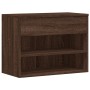 Banco zapatero madera contrachapada roble marrón 60x30x45 cm en Zapateros y organizadores de calzado | Comprar online en Foru.es