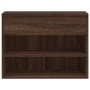 Banco zapatero madera contrachapada roble marrón 60x30x45 cm en Zapateros y organizadores de calzado | Comprar online en Foru.es