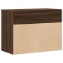 Banco zapatero madera contrachapada roble marrón 60x30x45 cm en Zapateros y organizadores de calzado | Comprar online en Foru.es
