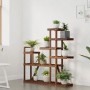 Soporte para flores de madera maciza abeto 110x25x111 cm de vidaXL, Soportes para macetas - Ref: Foro24-362867, Precio: 49,20...