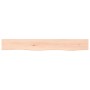 Estante de pared madera maciza de roble sin tratar 80x10x2 cm de vidaXL, Estantes y estanterías - Ref: Foro24-363536, Precio:...