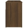 Banco zapatero madera contrachapada roble marrón 80x30x45 cm en Zapateros y organizadores de calzado | Comprar online en Foru.es