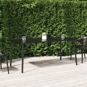Mesa de jardín acero gris antracita 165x80x71 cm de vidaXL, Mesas de jardín - Ref: Foro24-362740, Precio: 170,16 €, Descuento: %