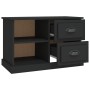 Mueble para TV madera contrachapada negro 73x35,5x47,5 cm en Muebles TV | Comprar online en Foru.es