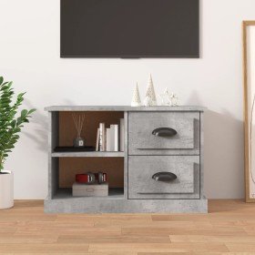 Mueble de TV madera contrachapada gris hormigón 73x35,5x47,5 cm en Muebles TV | Comprar online en Foru.es