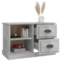 Mueble de TV madera contrachapada gris hormigón 73x35,5x47,5 cm en Muebles TV | Comprar online en Foru.es